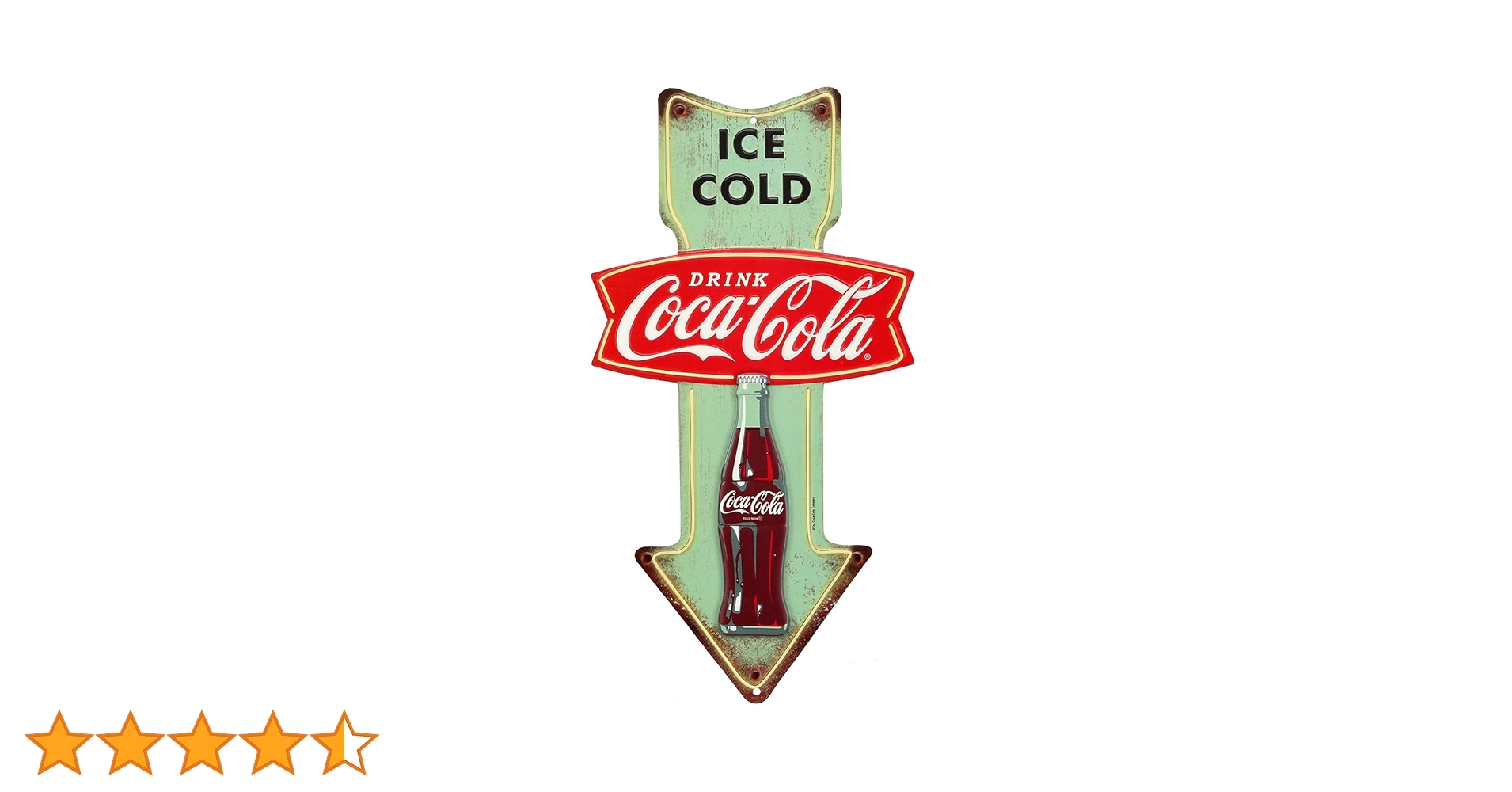 Coca-Cola 金属製　サイン　看板　ディスプレイ　直径約60センチ ビンテージ アメリカ 1960年代 コカコーラ Drink coca cola Coke